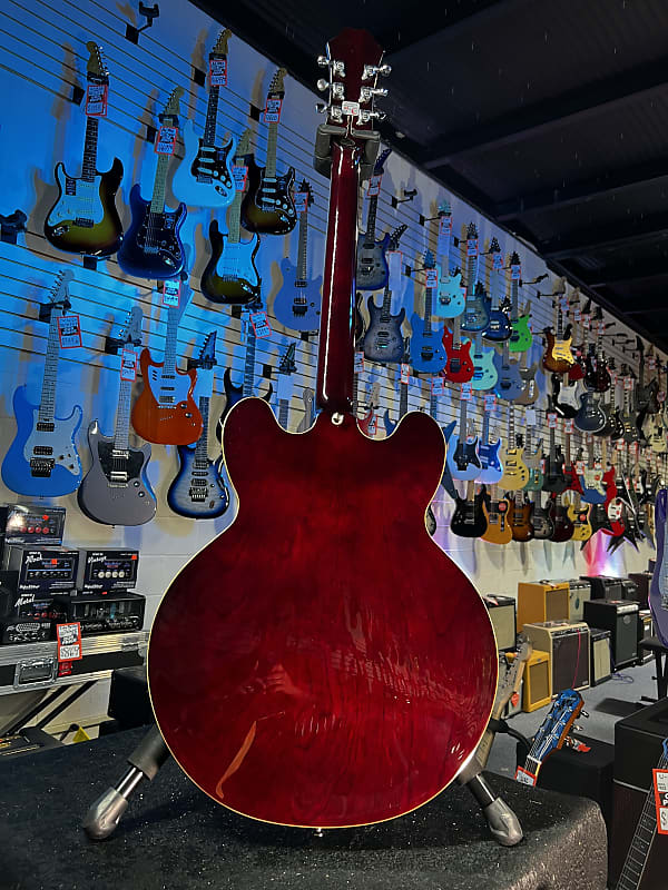 Epiphone Noel Gallagher Riviera Semi-hollow Electric Guitar - Dark Red Wine GET PLEK'D! 635