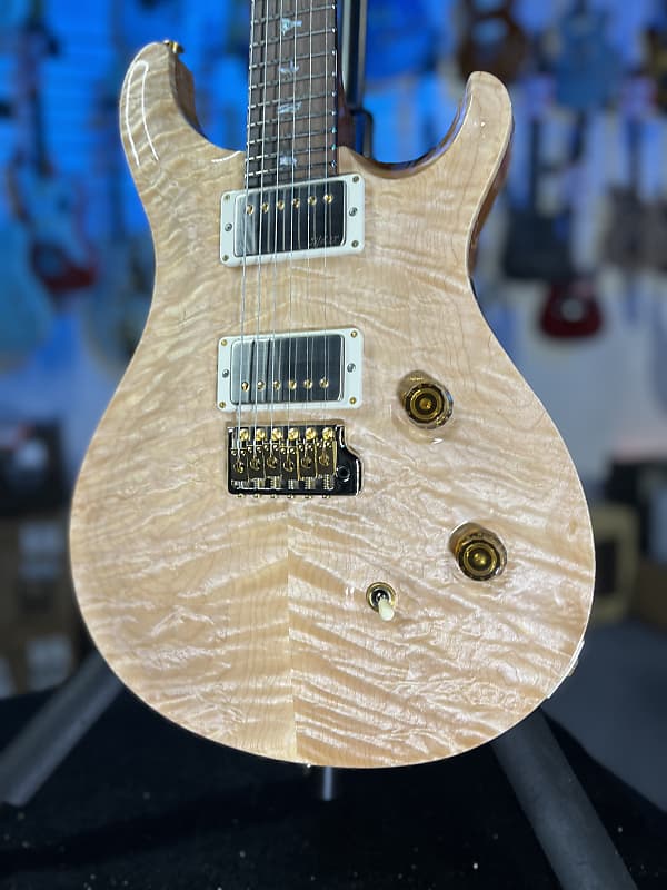 PRS Wood Library Custom 24 2024 - Custom Color / Natural - Quilt 10 Top, Brazilian RW, Paisley Case, Signature Dealer 757