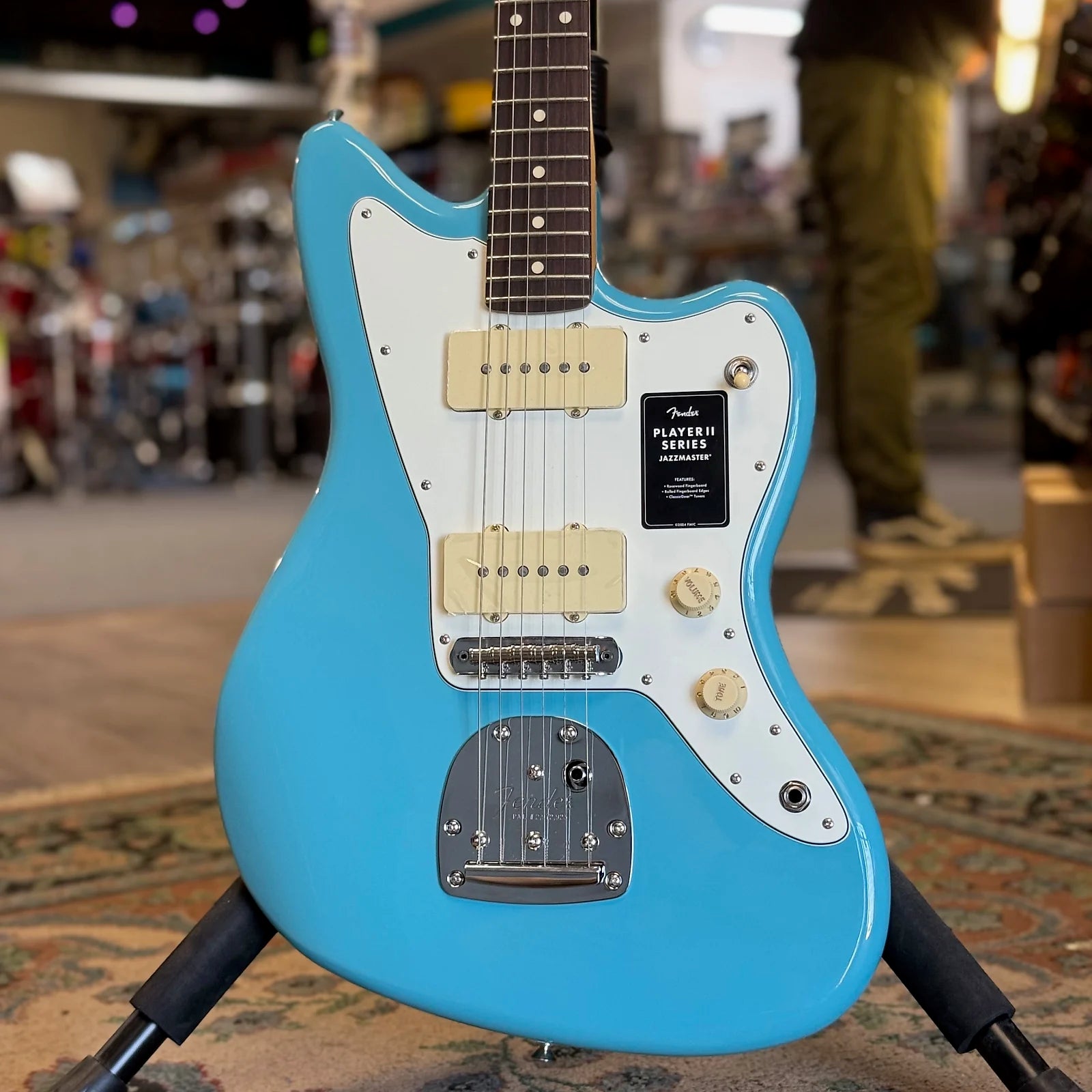 Player II Jazzmaster, Aquatone Blue W/ Slab Rosewood Fretboard #445