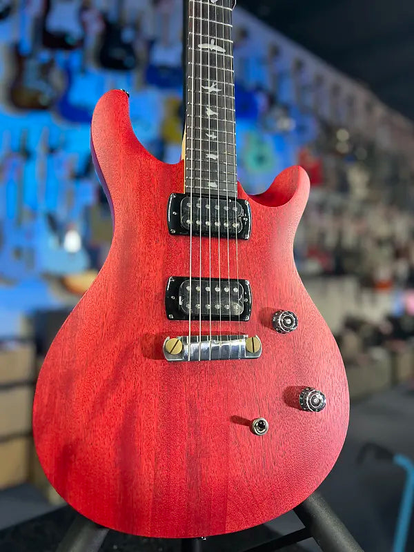 PRS SE CE 24 Standard Stoptail Electric Guitar - Vintage Cherry Get Plek'd FREE! 252