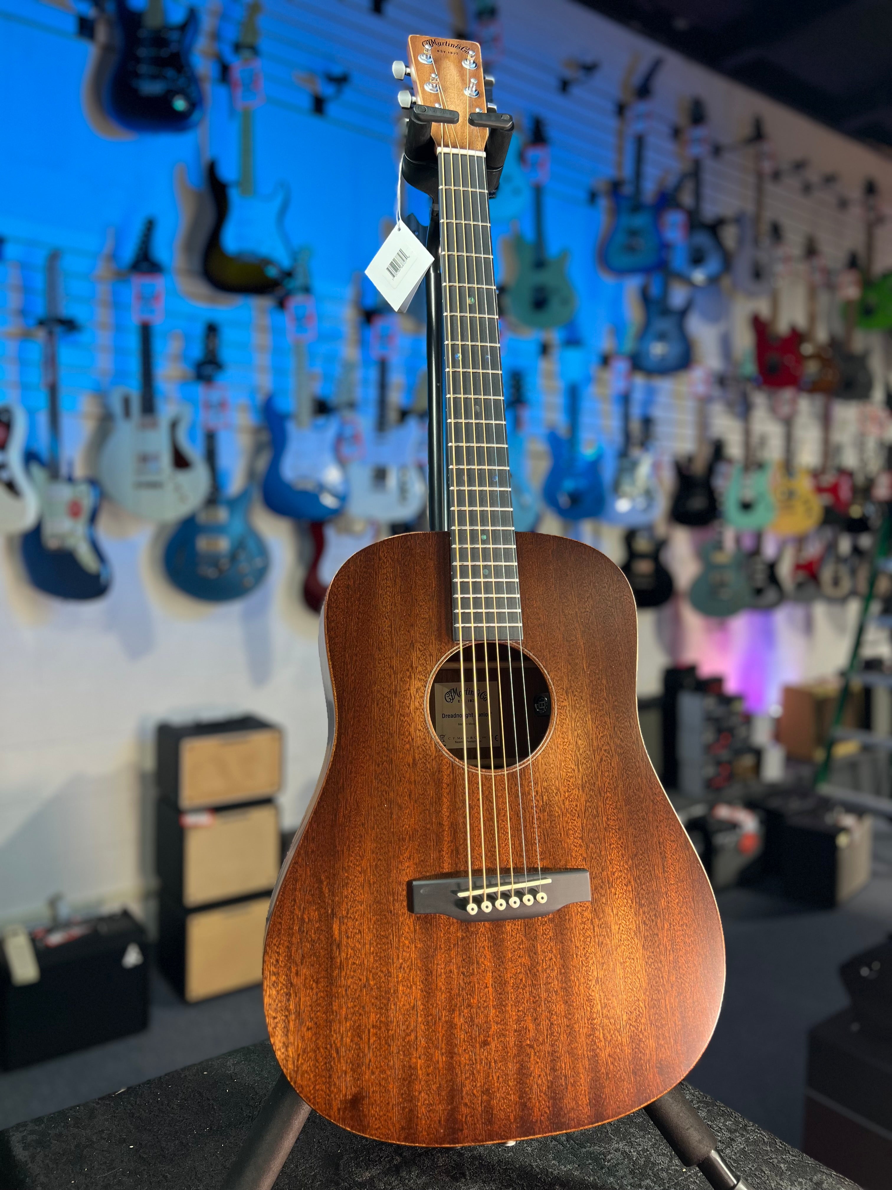Martin (2025) D Jr-E StreetMaster Acoustic-electric Guitar - Mahogany Distressed w/Gig Bag & PLEKd 426