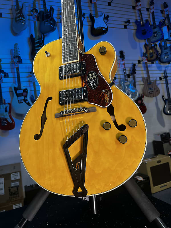 Gretsch G2420 Streamliner Hollowbody Electric Guitar Chromatic II Tailpiece Village Amber GET PLEK'D! 480