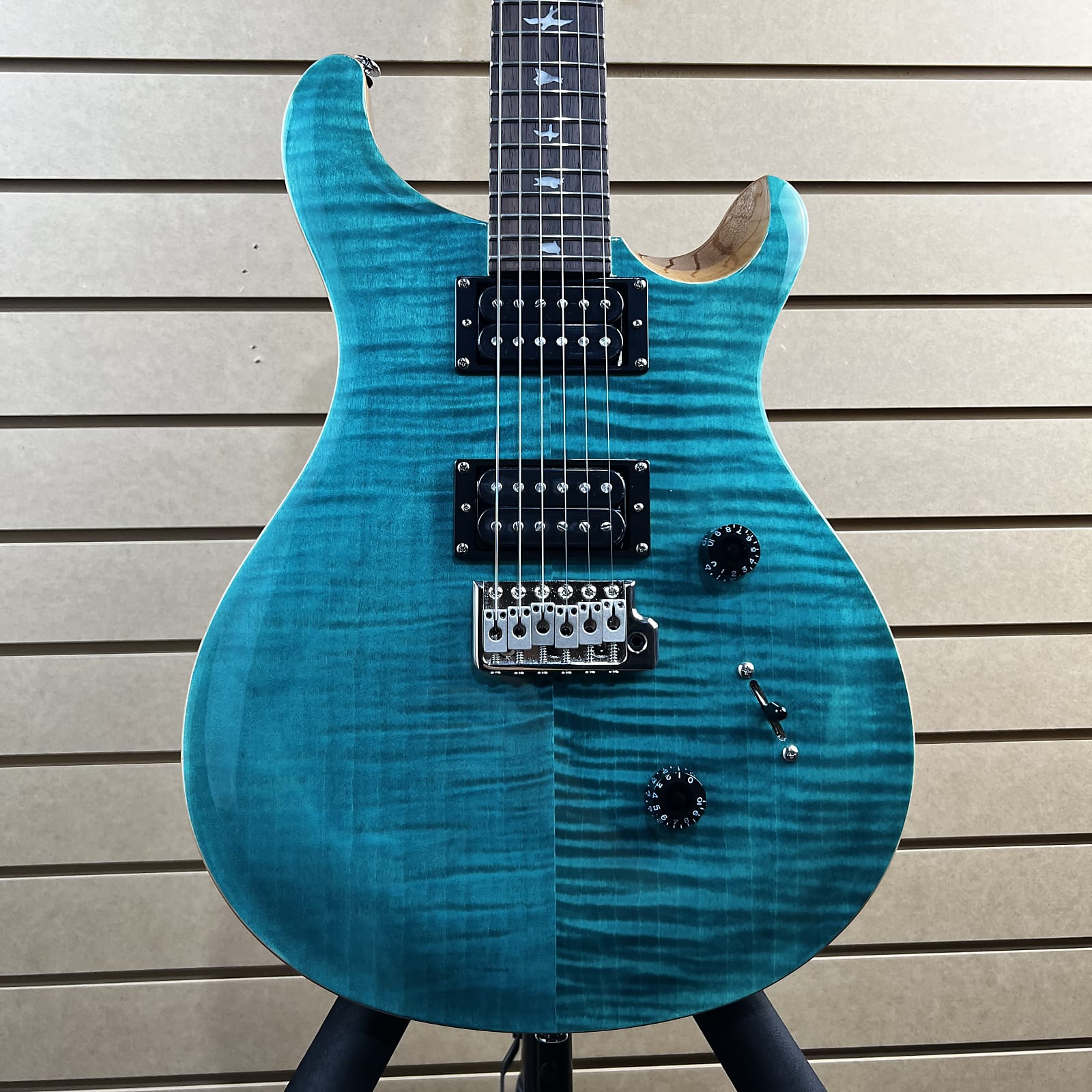 SE Custom 24 Electric Guitar - Turquoise #479