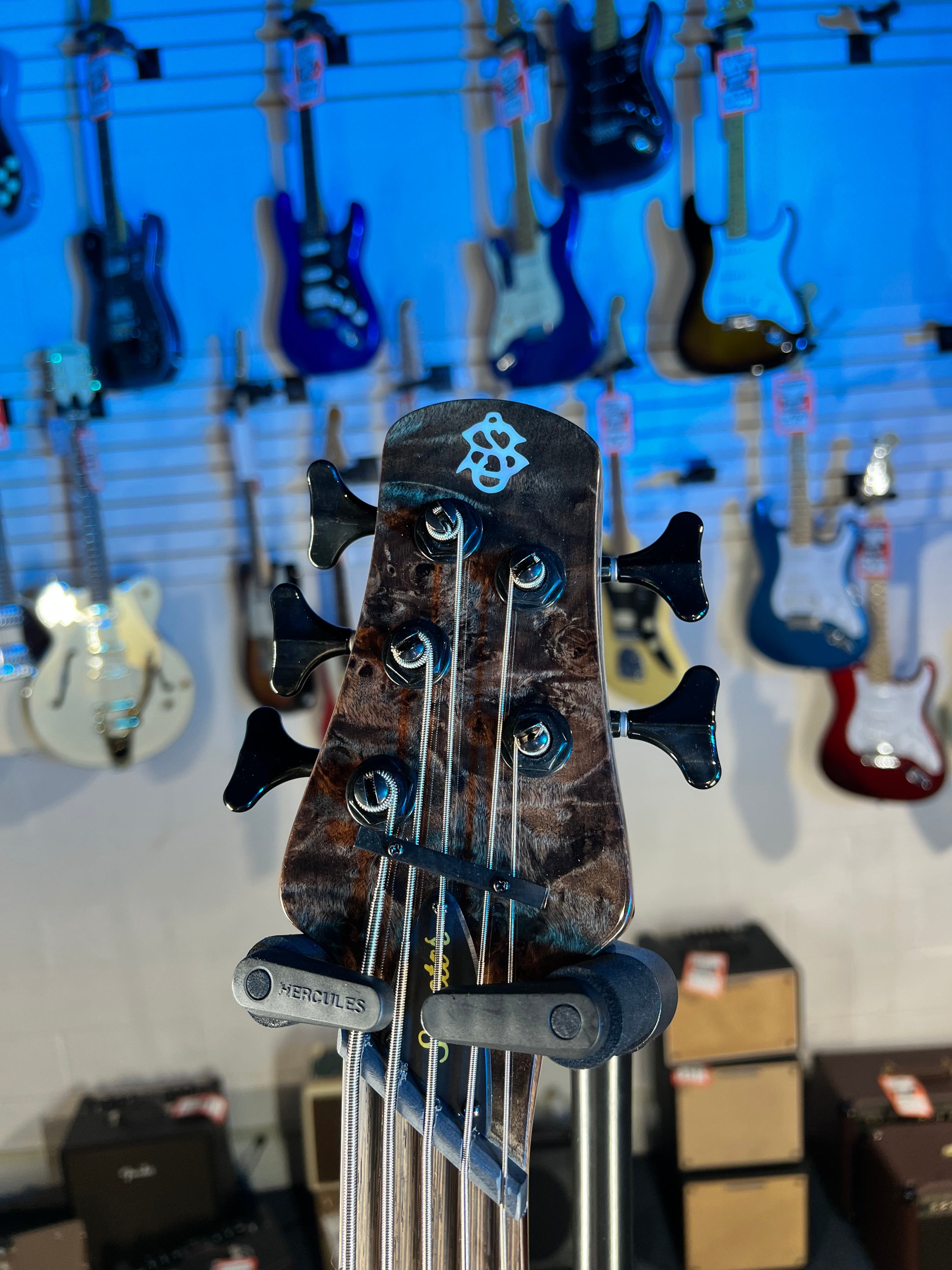 Spector NS Dimension 5 Bass Guitar - Super Faded Black Gloss, Get Plekd, 862