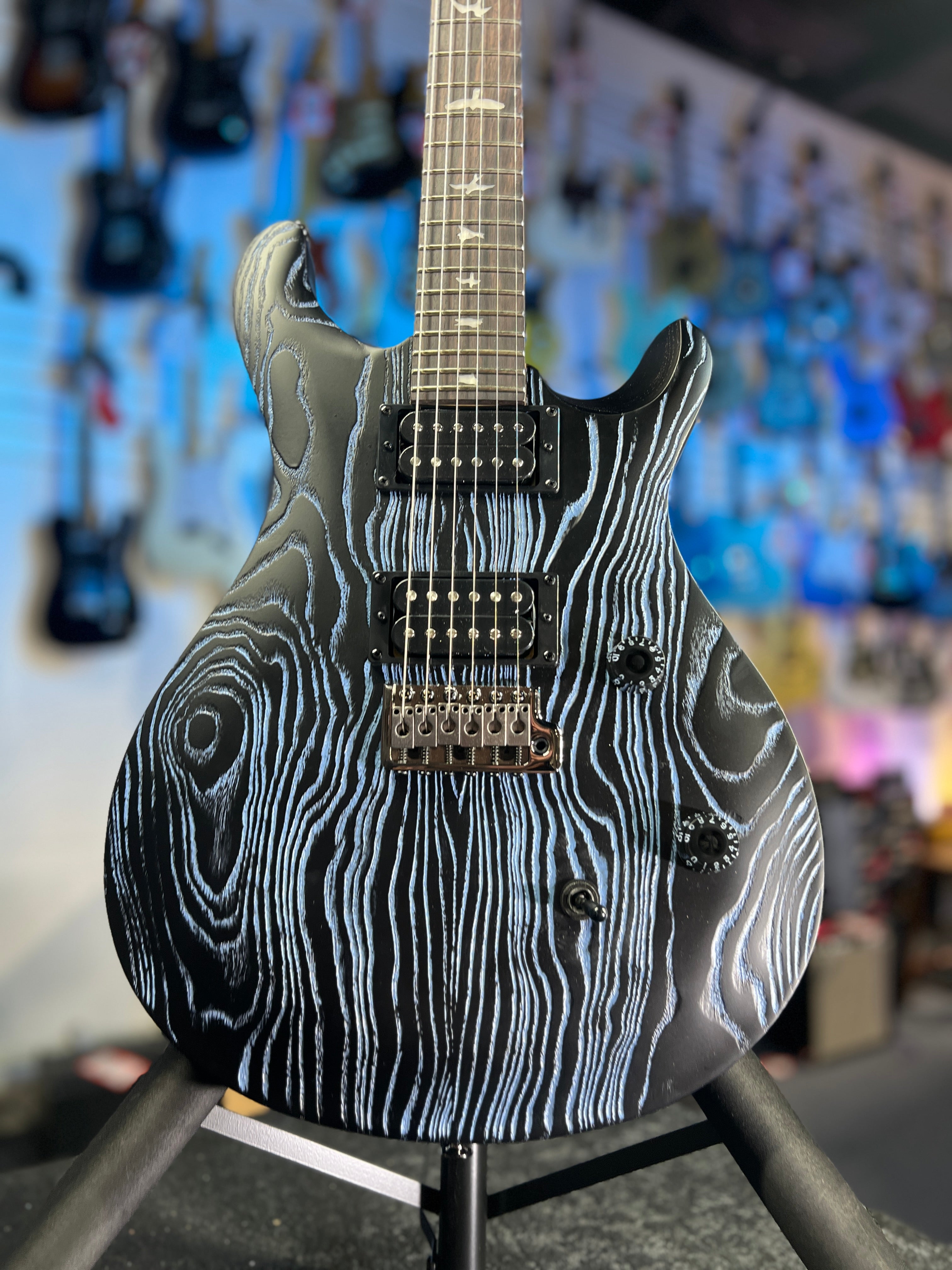 PRS SE Sandblasted CE 24 Limited - Blue Authorized Dealer! 405 GET PLEK’D