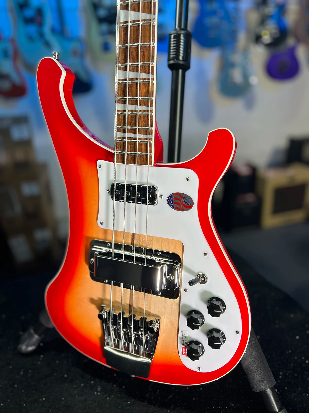 NEW 2024 Rickenbacker 4003FG Jetglo 4-String Bass 4003 | OHSCase 695 Auth Dealer