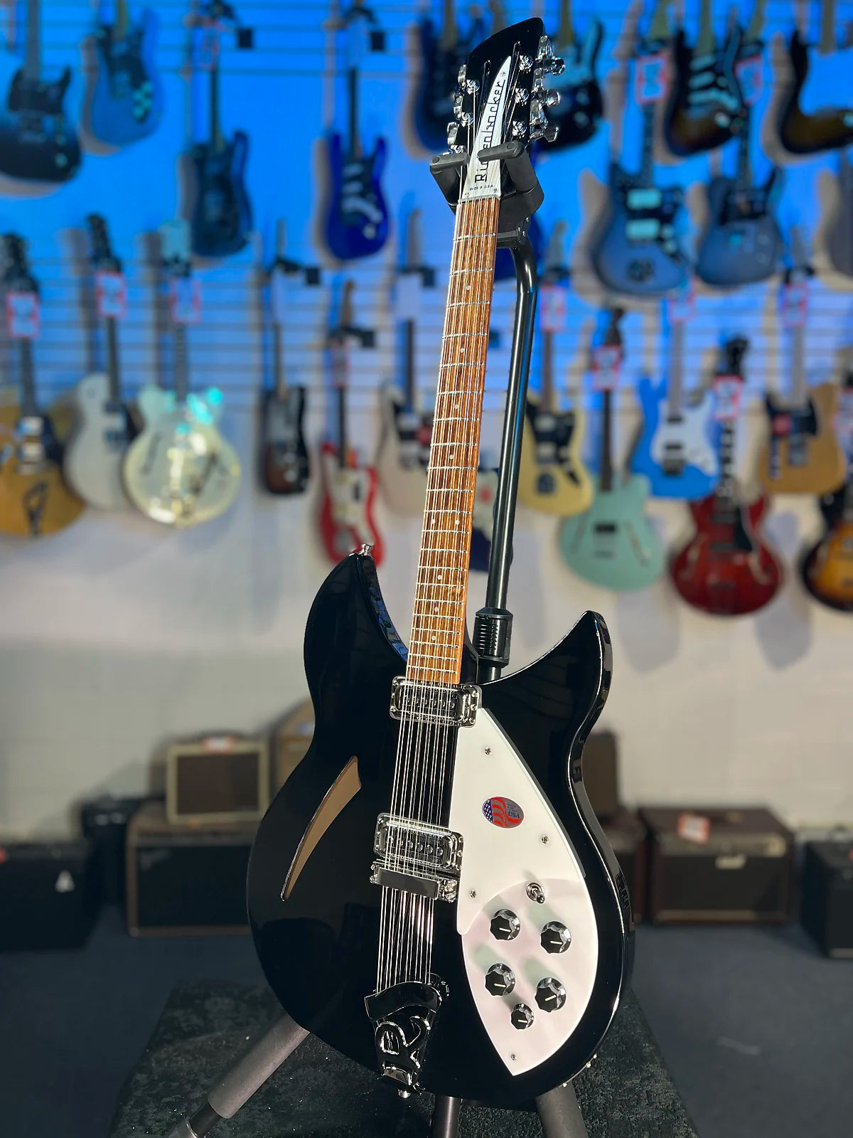 NEW 2024 Rickenbacker 330/12 Jetglo Semi-Hollow Electric | OHSC + Free Ship Authorized Dealer 743