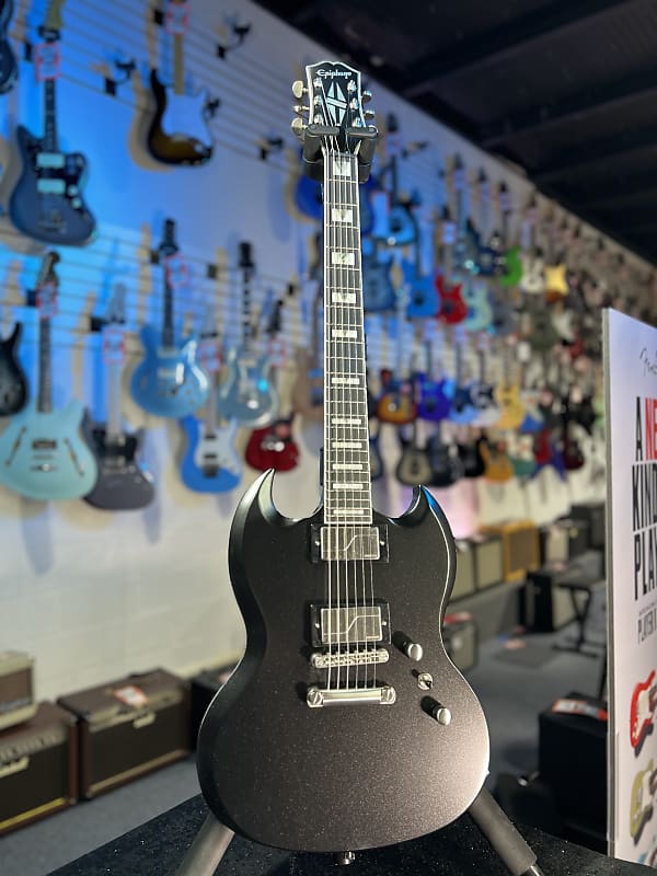 Epiphone SG Prophecy Electric Guitar - Aged Jet Black Metallic Auth Deal Free Ship! 403 GET PLEK’D!