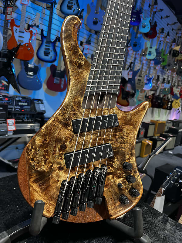 Ibanez EHB Ergonomic Headless 6-string Multi-scale Antique Brown Stained Low Gloss Auth Dealer! 688 GET PLEK’D!