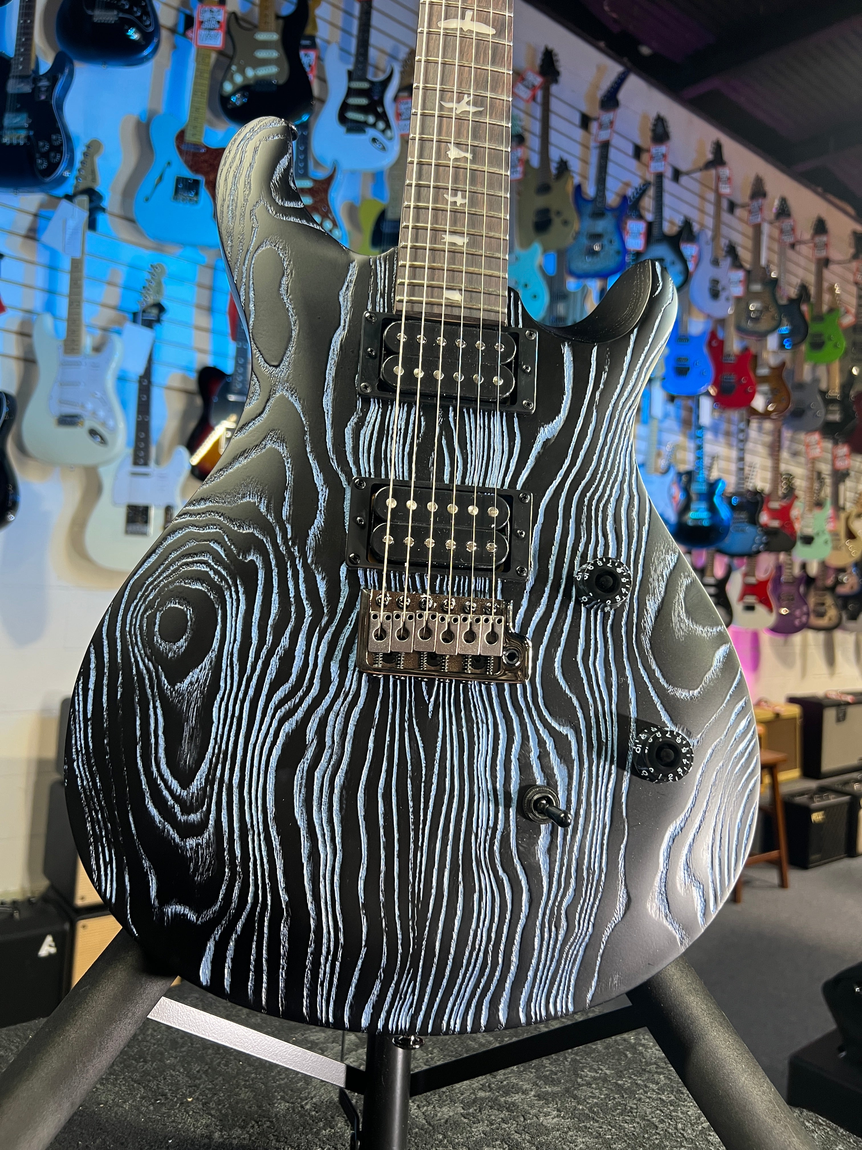 PRS SE Sandblasted CE 24 Limited - Blue Authorized Dealer! 405 GET PLEK’D