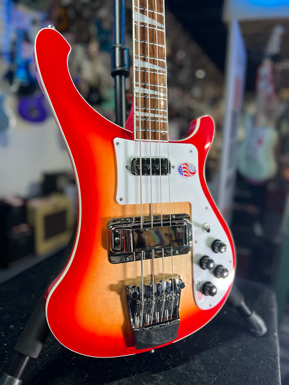 NEW 2024 Rickenbacker 4003FG Jetglo 4-String Bass 4003 | OHSCase 695 Auth Dealer