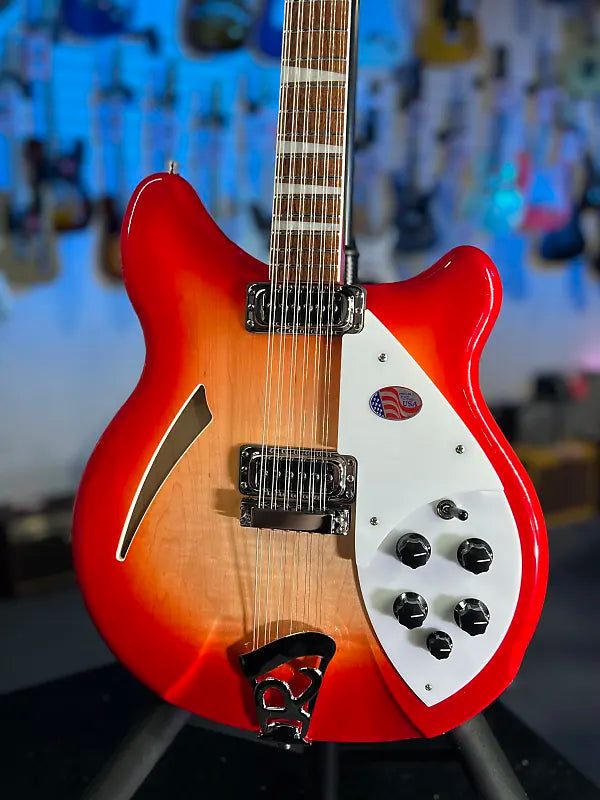 New 2025 Rickenbacker 360/12 12-String 360 Electric, Fireglo / OHSCase 713