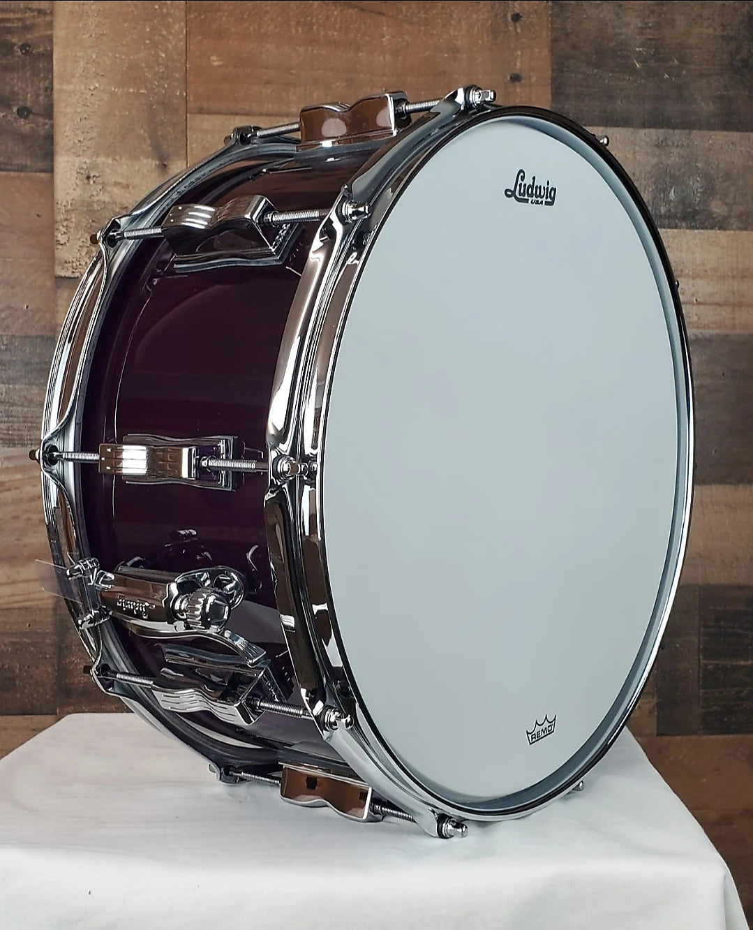 Ludwig Vistalite Snare Drum - 6.5-inch x 14-inch - Violet,  14x6.5 Auth Dealer