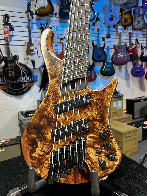 Ibanez EHB Ergonomic Headless 6-string Multi-scale Antique Brown Stained Low Gloss Auth Dealer! 583 GET PLEK’D!