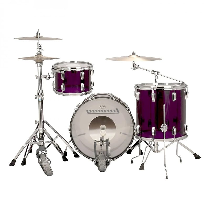 Ludwig Vistalite 2024 Limited, Fab 3-piece Shell Pack - Purple, Auth Dlr, Free Ship