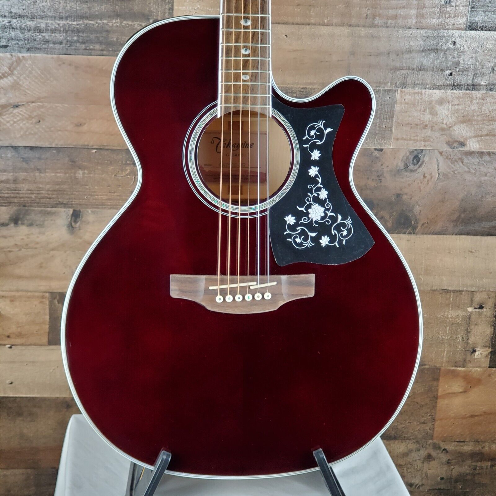 Takamine GN75CE Acoustic/Electric Guitar Wine Red, 640