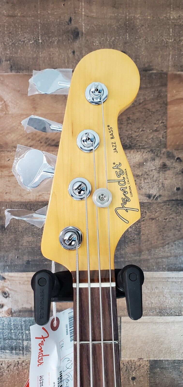 Fender Am Pro II Jazz Bass Mercury w/ Hard Case, Auth Dealer, 955