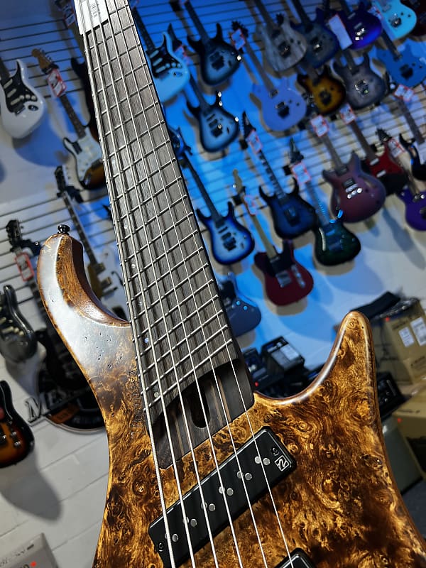 Ibanez EHB Ergonomic Headless 6-string Multi-scale Antique Brown Stained Low Gloss Auth Dealer! 583 GET PLEK’D!