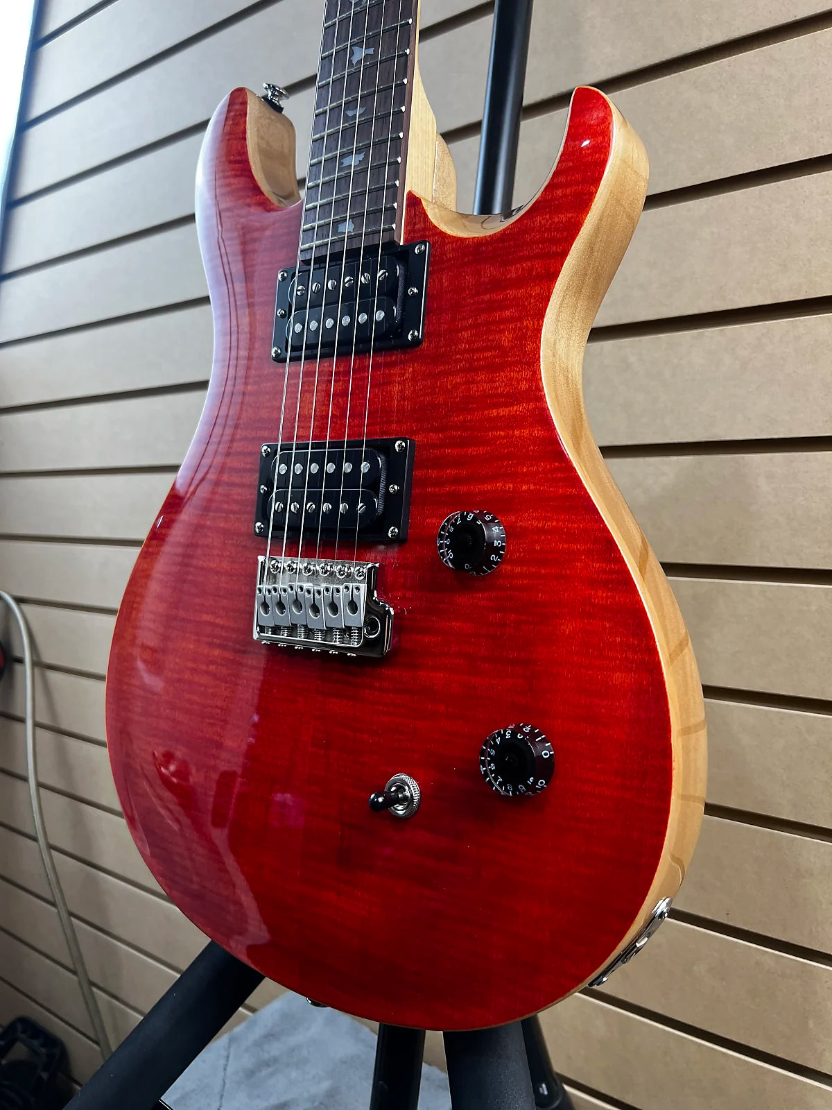 SE CE24 Electric Guitar - Blood Orange #600