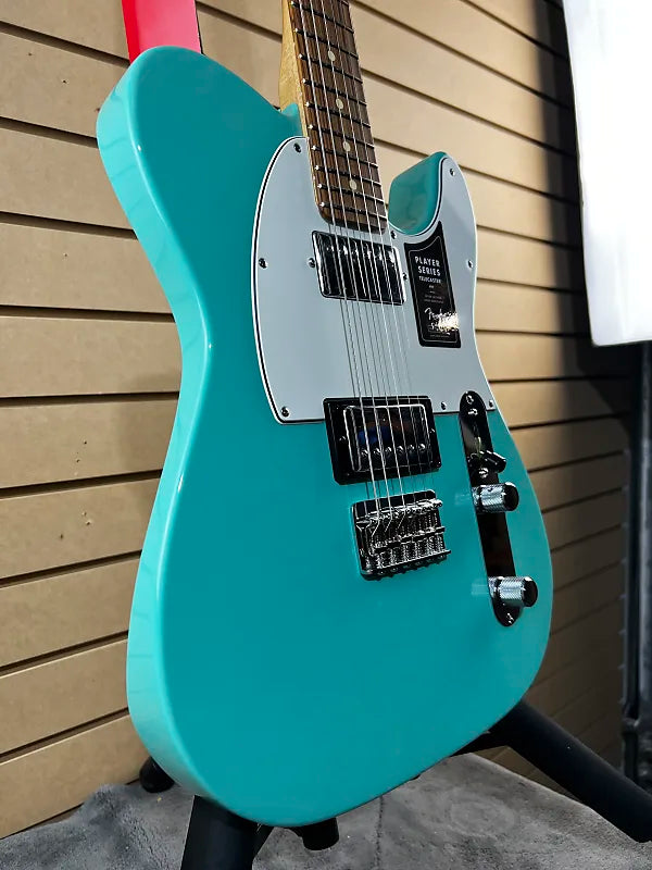 Player Telecaster HH Solidbody Electric Guitar - Sea Foam Green with Pau Ferro Fingerboard #727