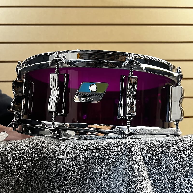 Ludwig USA Vistalite 2024 Limited Snare Drum 5" x 14" - Purple, Auth Dlr & Free Ship