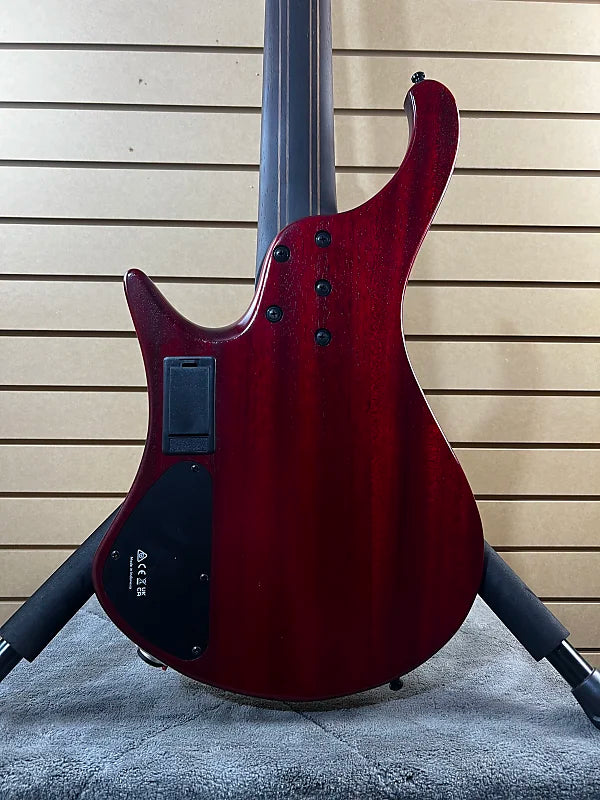 EHB Ergonomic Headless 5-string Bass Guitar - Stained Wine Red Low Gloss #914