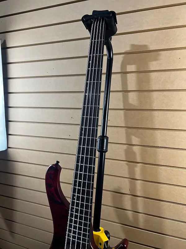 EHB Ergonomic Headless 5-string Bass Guitar - Stained Wine Red Low Gloss #914