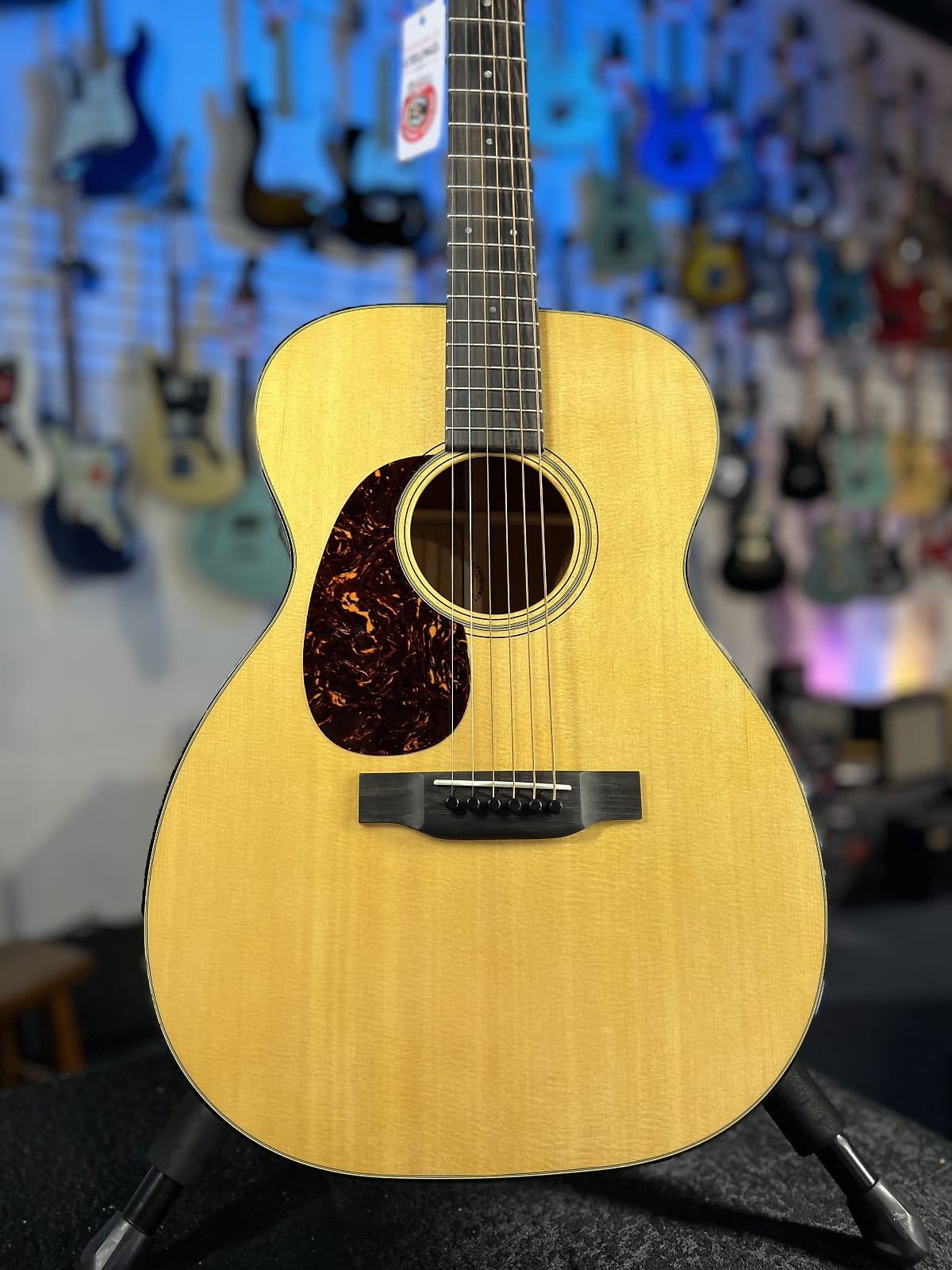 Martin 00-18 Left Handed Acoustic Guitar - Natural GET PLEK'D! 127