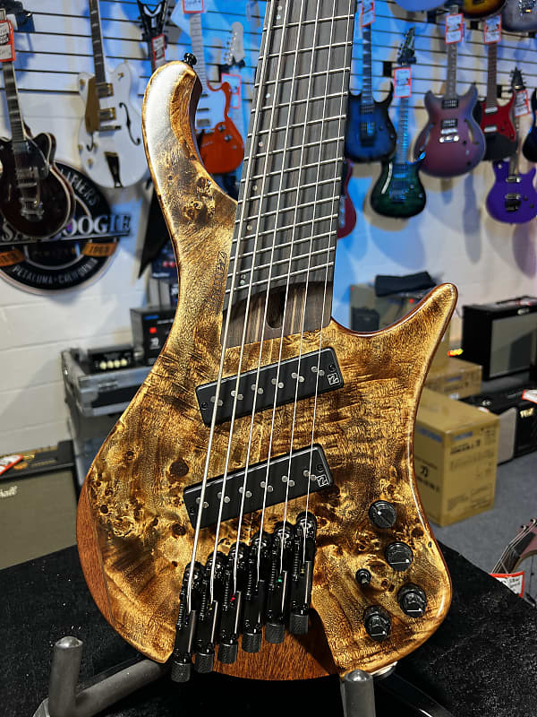 Ibanez EHB Ergonomic Headless 6-string Multi-scale Antique Brown Stained Low Gloss Auth Dealer! 688 GET PLEK’D!