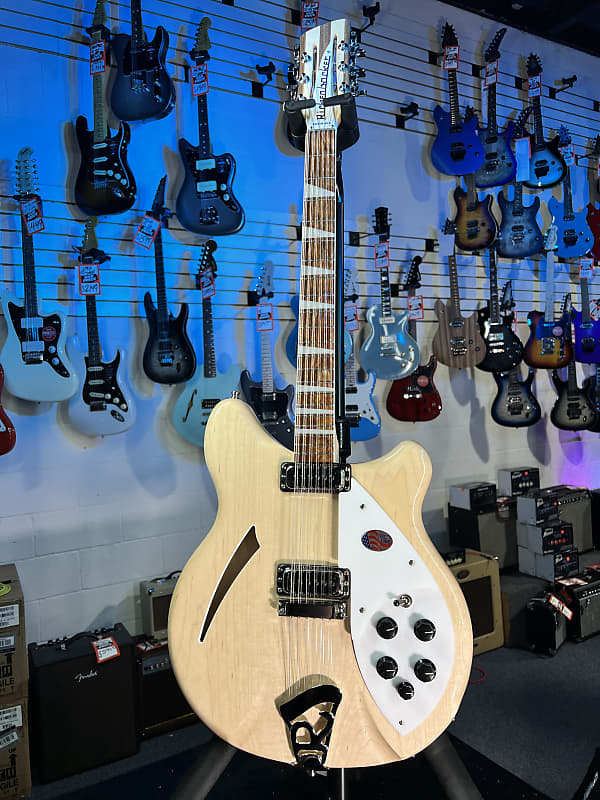 New 2024 Rickenbacker 360/12 12-String 360 Electric, Mapleglo w/ OHSCase and Free Ship 730