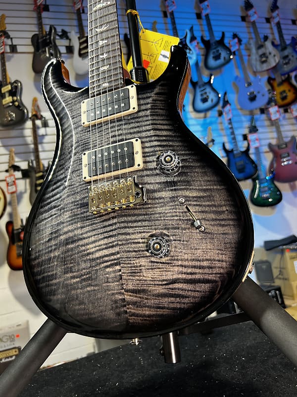 PRS Core Custom 24, Custom Color- Charcoal Smokewrap Burst,  Pattern Thin Neck,  Auth Dealer Free Ship! 277 GET PLEK'D!