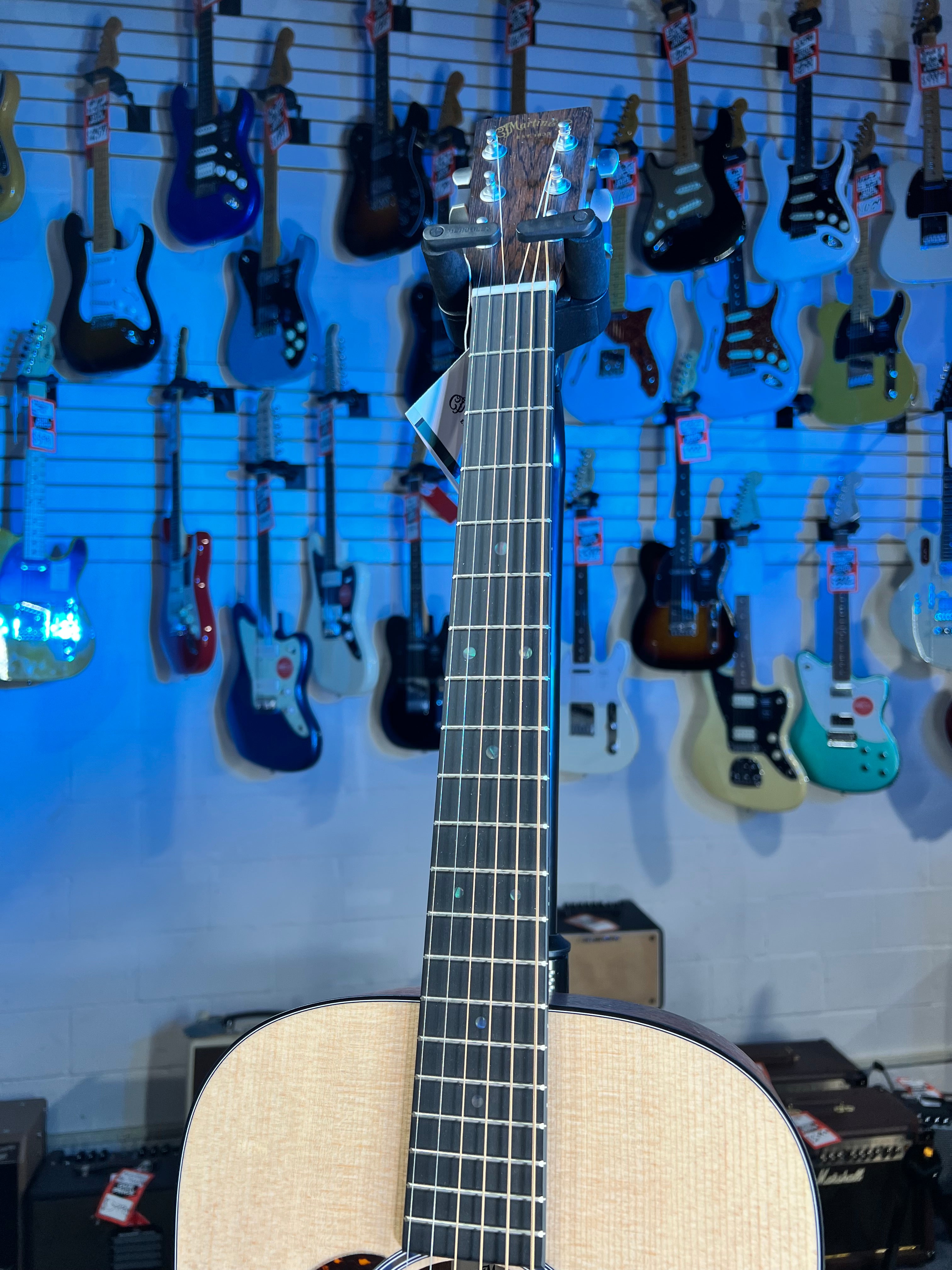 Martin D Jr-E Left Handed Acoustic electric Guitar - Natural Auth Deal Free Ship! 021 GET PLEK’D!