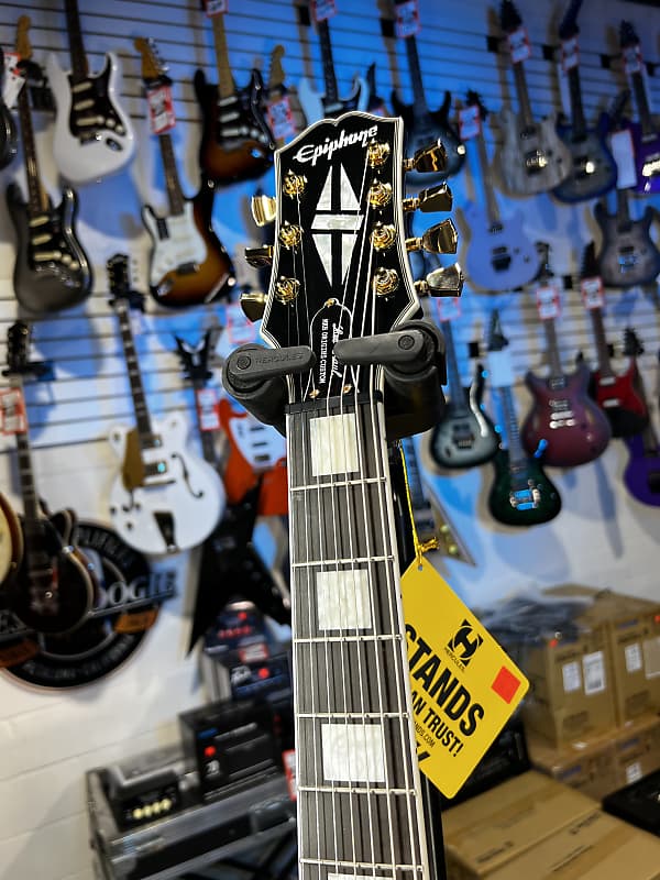 Epiphone 7-string Matt Heafy Les Paul Custom Origins Left-handed Electric Guitar - Ebony Auth Dealer! 597 GET PLEK'D!