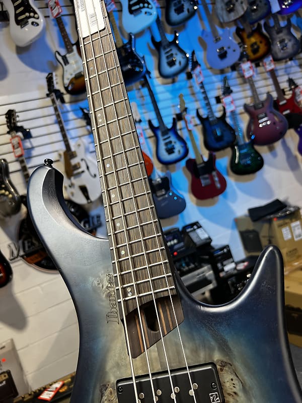 Ibanez EHB Ergonomic Headless Cosmic Blue Starburst Flat Auth Dealer Free Ship!  881 GET PLEK’D!