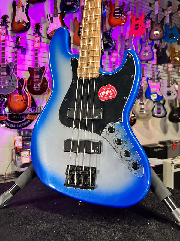 Squier Contemporary Active Jazz Bass HH - Sky Burst Metallic *FREE PLEK WITH PURCHASE*! 030 *FREE PLEK WITH PURCHASE*