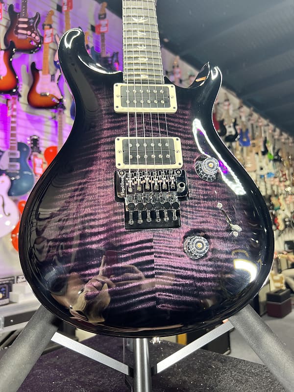 PRS Custom 24 Floyd Rose Dark Violet Smoke Wrap Custom Color *FREE PLEK WITH PURCHASE* 713