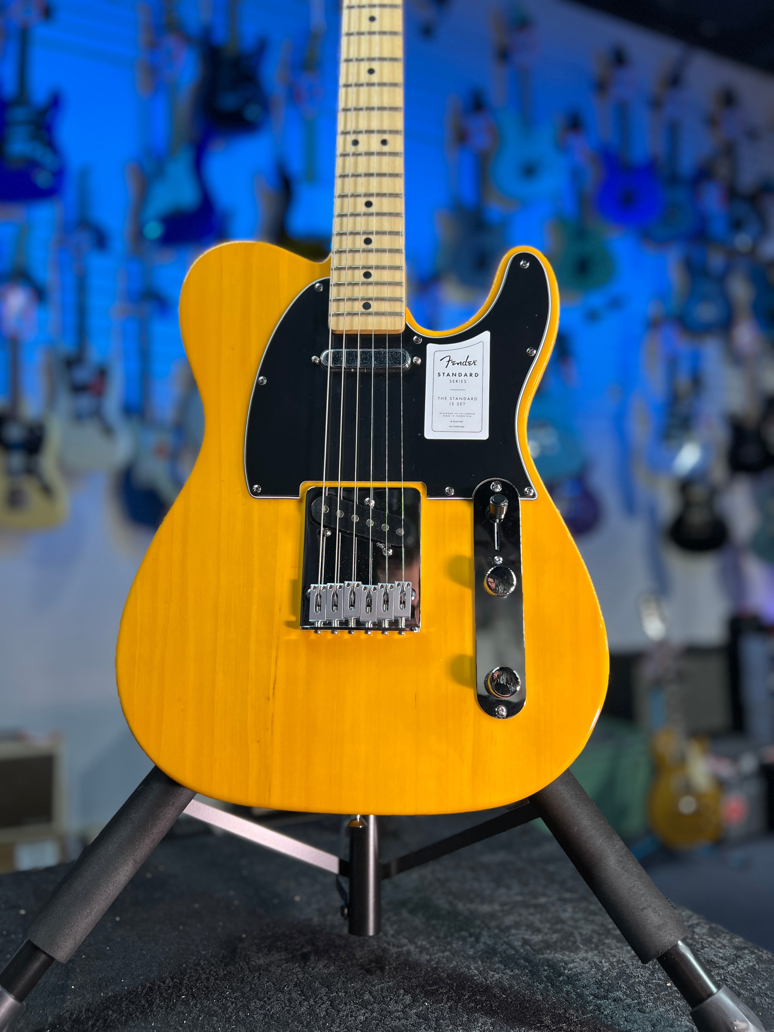Fender Standard Telecaster Electric Guitar - Butterscotch Blonde Auth Deal Free Shipping! 769