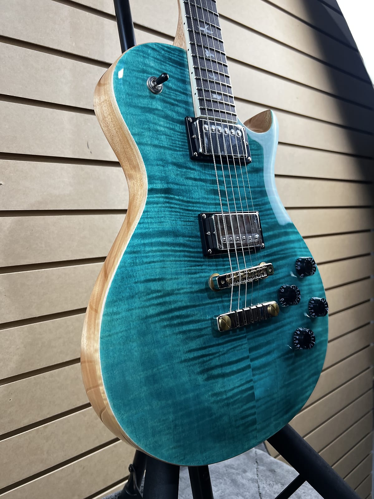 SE McCarty 594 Singlecut Electric Guitar - Turquoise #973