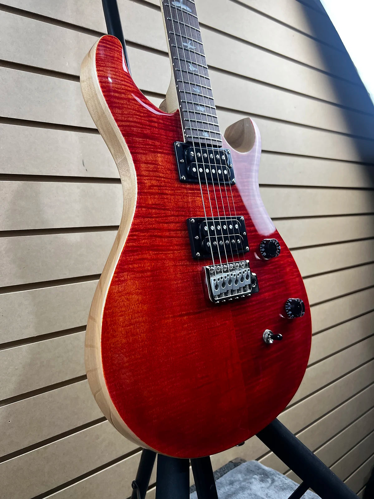 SE CE24 Electric Guitar - Blood Orange #600