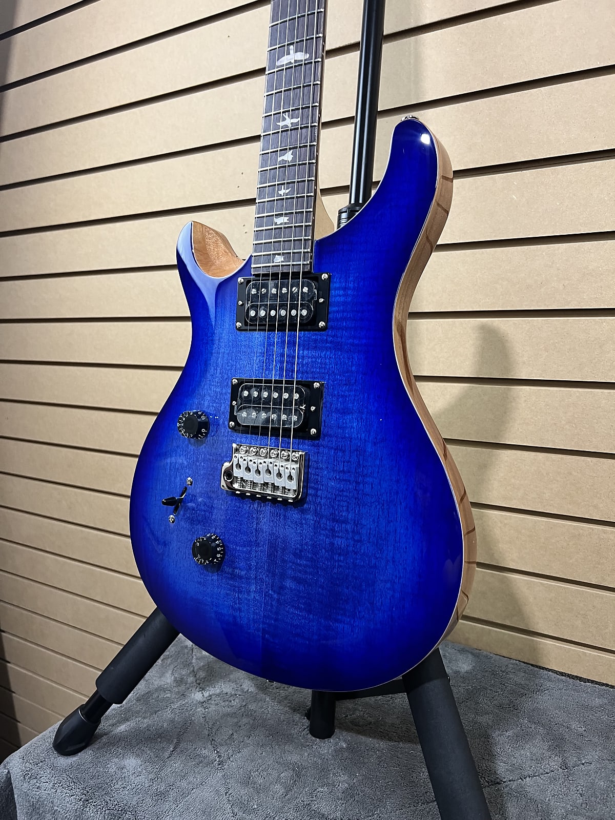 SE Custom 24 Left-handed Electric Guitar - Faded Blue #510