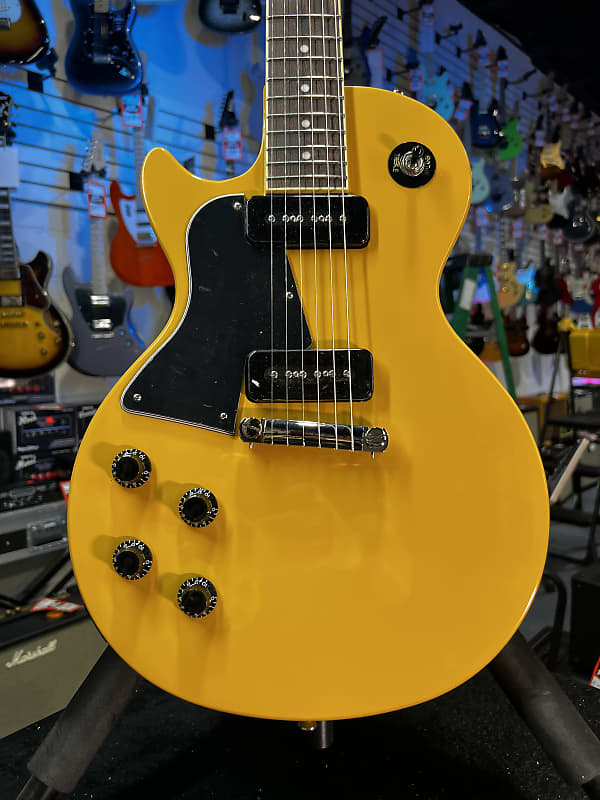 Epiphone Les Paul Special Left-handed Electric Guitar - TV Yellow GET PLEK'D! 173