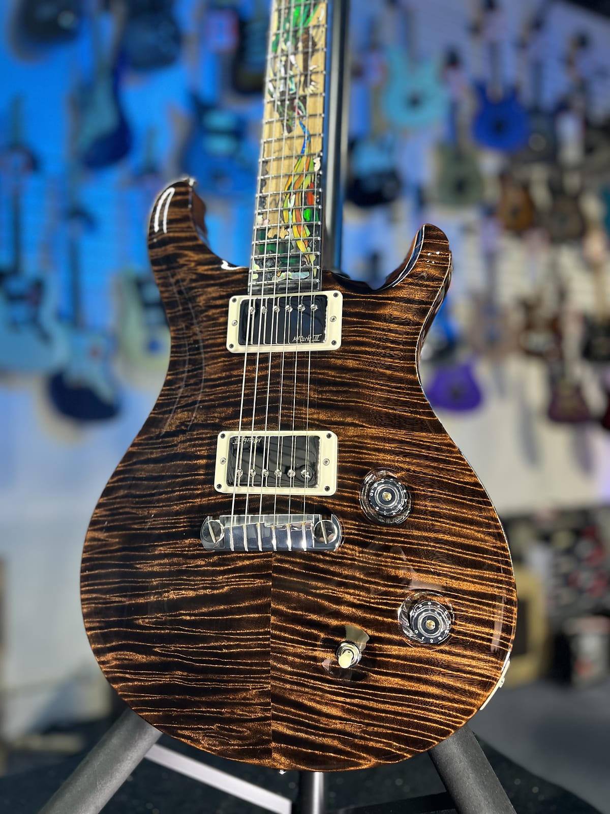 PRS Private Stock 40th Anniversary Dragon 2024 - Burnt Chestnut, Signature Dealer, with Case  103