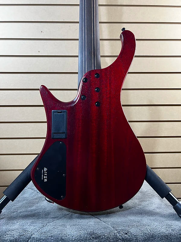 EHB Ergonomic Headless 5-string Bass Guitar - Stained Wine Red Low Gloss #638