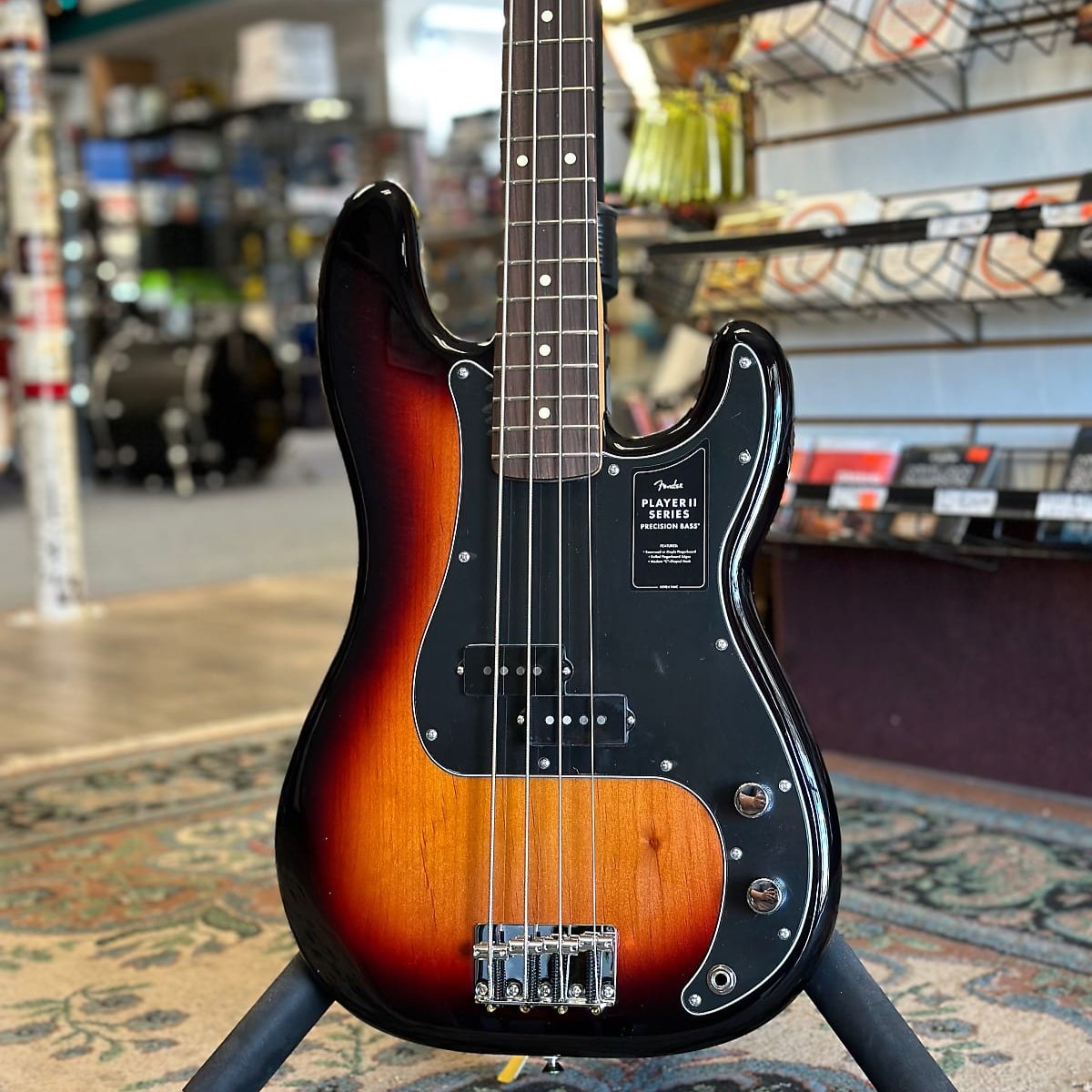 Player II Precision Bass, 3 Tone Sunburst W/ Rosewood Fretboard #766