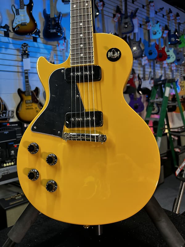 Epiphone Les Paul Special Left-handed Electric Guitar - TV Yellow GET PLEK'D! 173