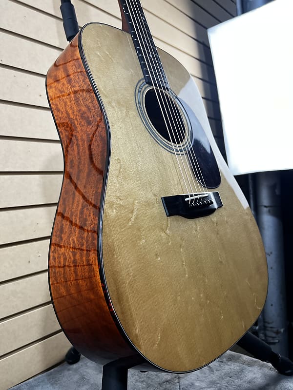 E6D Thermo-cured Dreadnought Acoustic Guitar - Natural #552