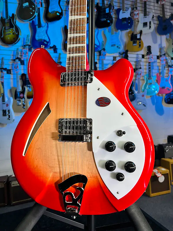 New 2025 Rickenbacker 360/12 12-String 360 Electric, Fireglo / OHSCase 713