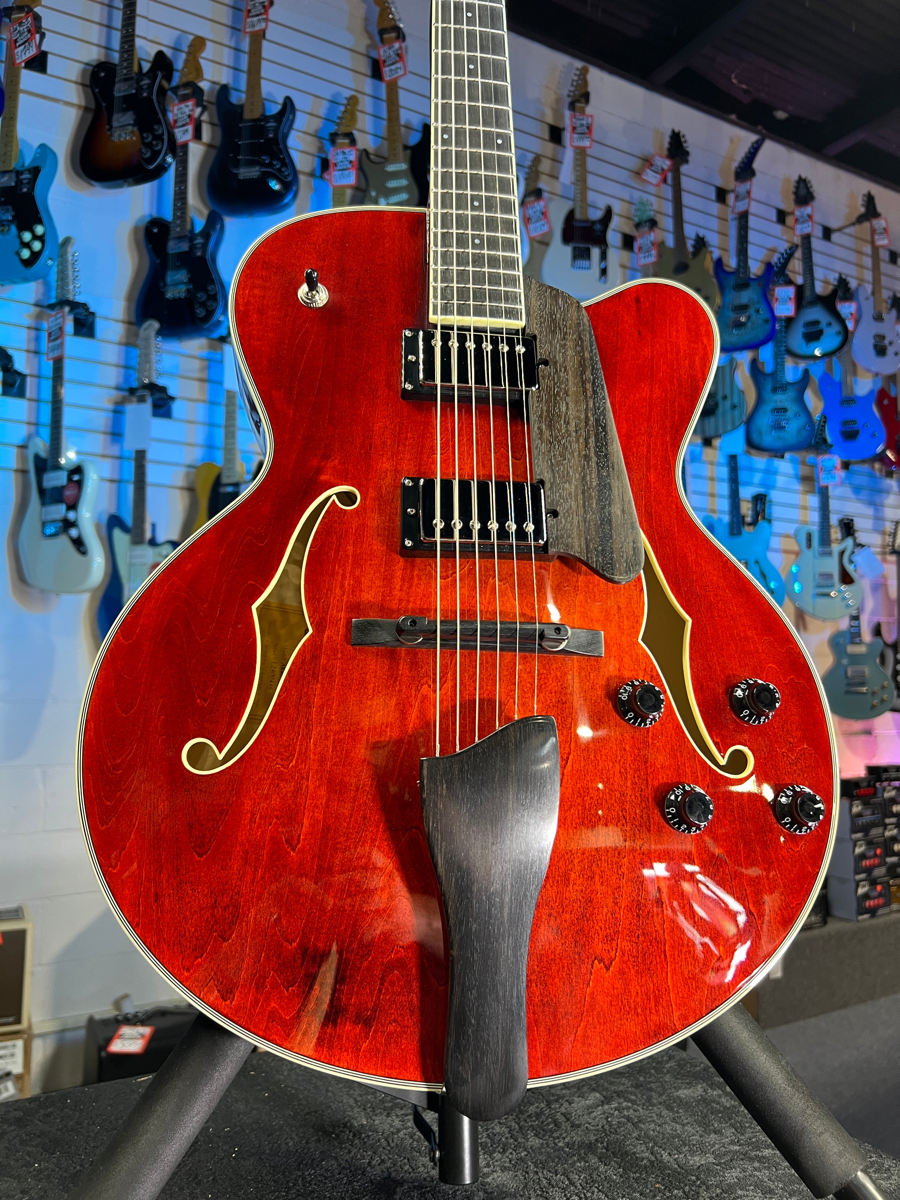 Eastman Guitars AR403CED Hollowbody Electric Guitar - Natural Auth Deal Free Ship! 448 GET PLEK’D!