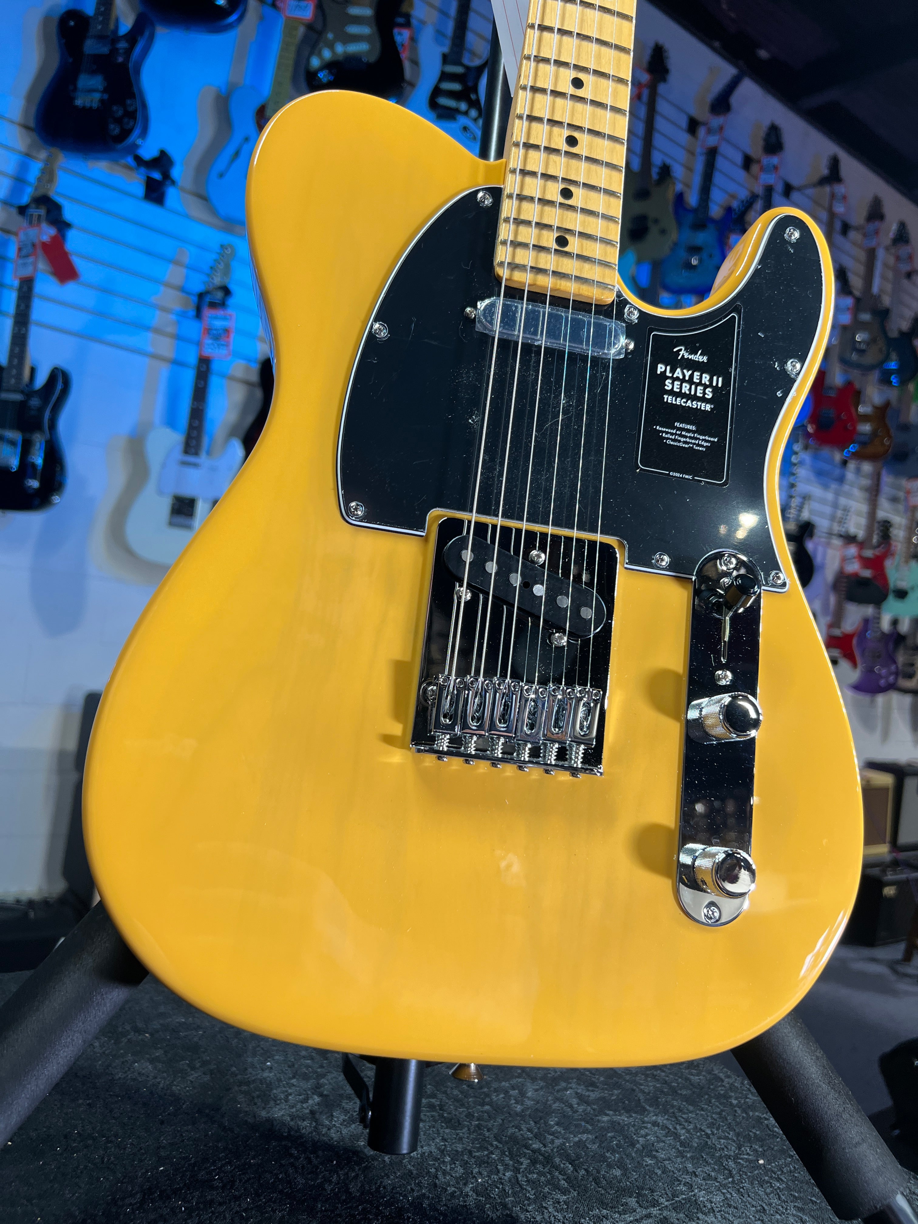 Fender Player II Telecaster Electric Guitar - Butterscotch Blonde with Maple Fingerboard Auth Deal Free Ship! 362 GET PLEK’D!