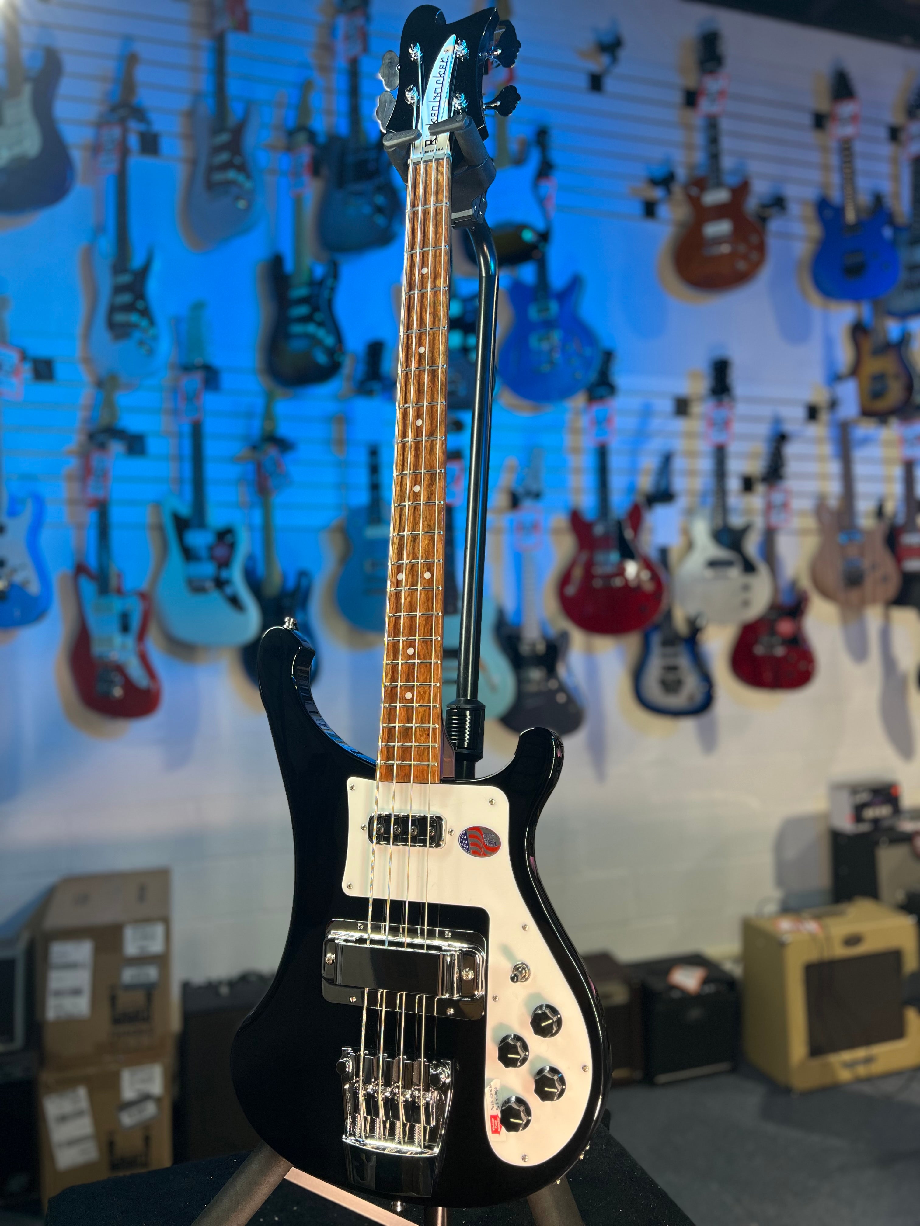 NEW 2024 Rickenbacker 4003SJG Jetglo 4-String Bass 4003S w/ RIC Case, Ath Dlr, 718